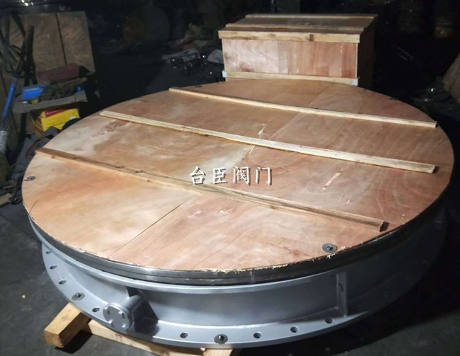 電動煙氣蝶閥實物圖