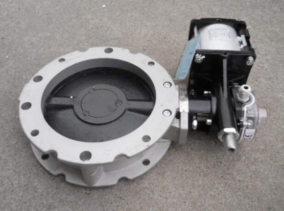 氣動粉塵蝶閥照片  氣動粉體蝴蝶閥實(shí)拍圖片