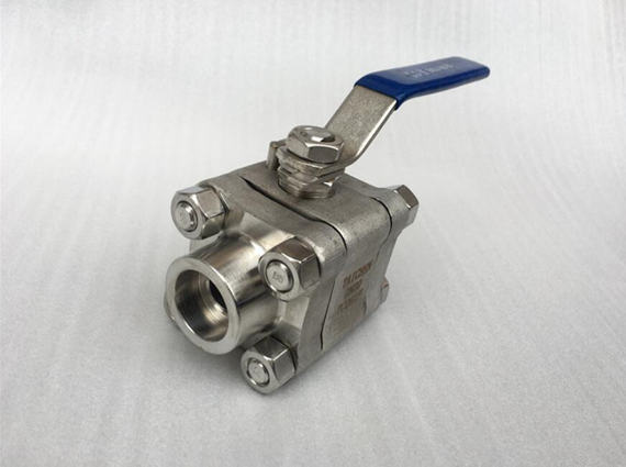 不銹鋼三片式焊接球閥圖片 Q61F對焊球閥實物圖