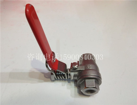 不銹鋼彈簧球閥現(xiàn)貨圖片