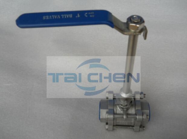 三片式加長焊接球閥圖片 不銹鋼對焊加長管球閥實物圖片