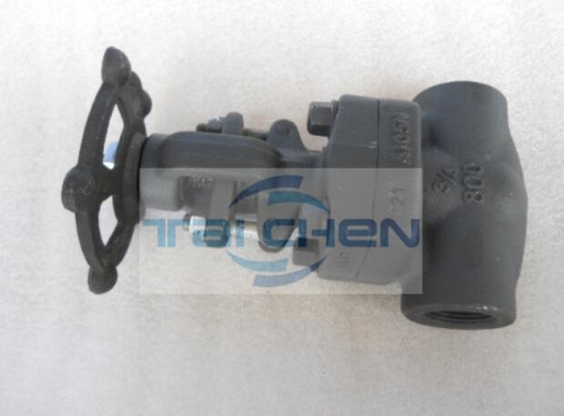 高壓鍛鋼閘閥圖紙 自密封鍛鋼閘閥案例圖 絲扣鍛打閘閥結(jié)構(gòu)圖